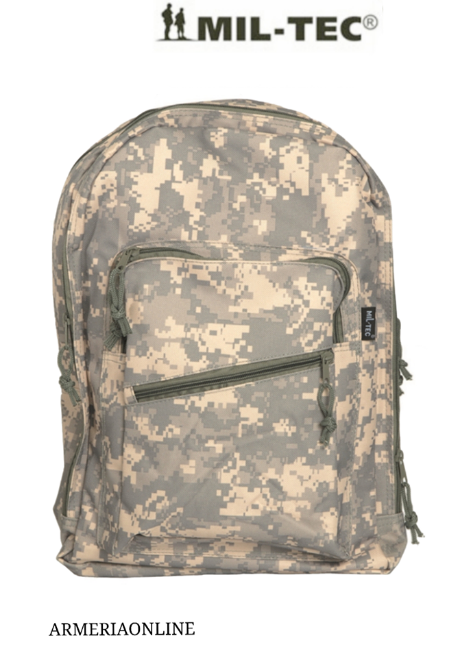 Zaino Zainetto da scuola elementare mimetico camouflage militare tempo libero